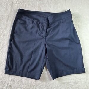 PGA Tour Womens Golf Navy Shorts  Motion Flux 360 Navy Size 8 Pockets Comfort